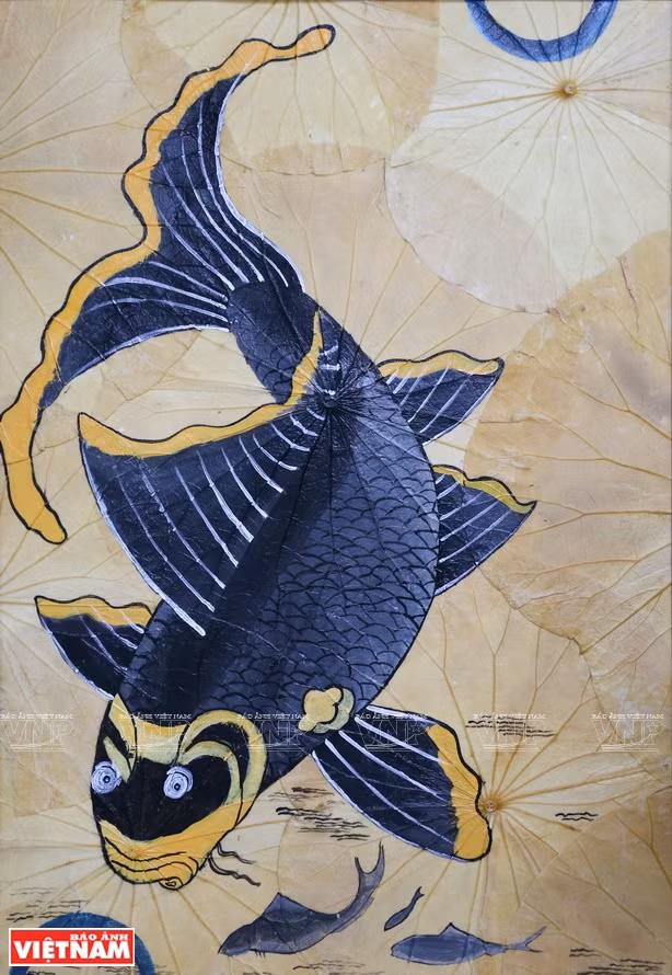 荷叶艺术作品。图自《越南画报》