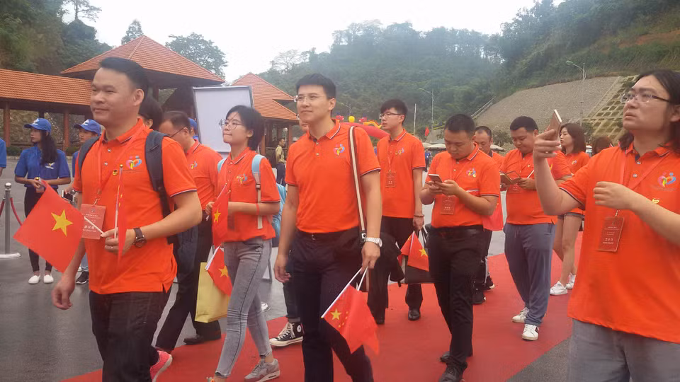 中国青年代表（图片来源：越通社）