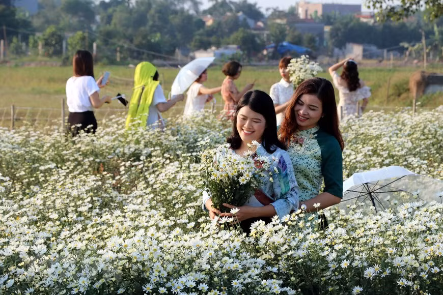 花农可以从门票和各种辅助服务增加收入。图自越通社