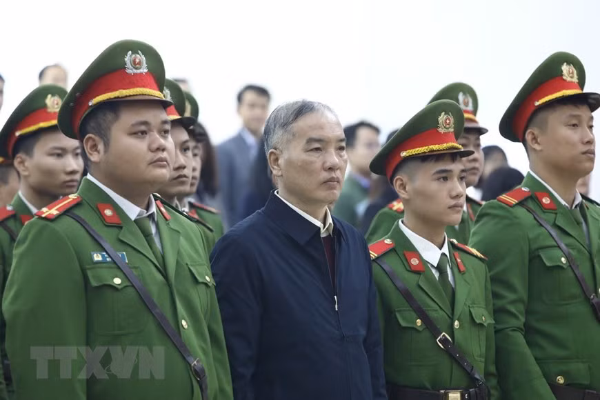 被告人：原党委书记、MobiFone总公司理事会主席黎南茶。图自越通社