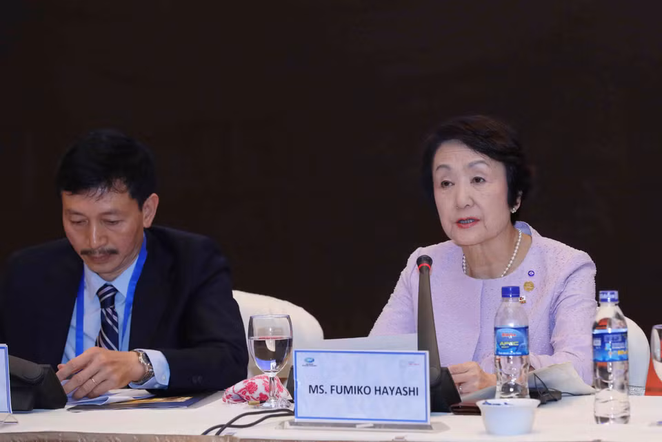 日本横滨市市长林文子。（图片来源：越通社）