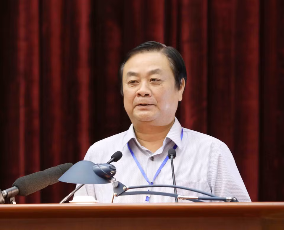 同塔省委书记黎明欢在会上发表讲话。越通社记者 芳花 摄