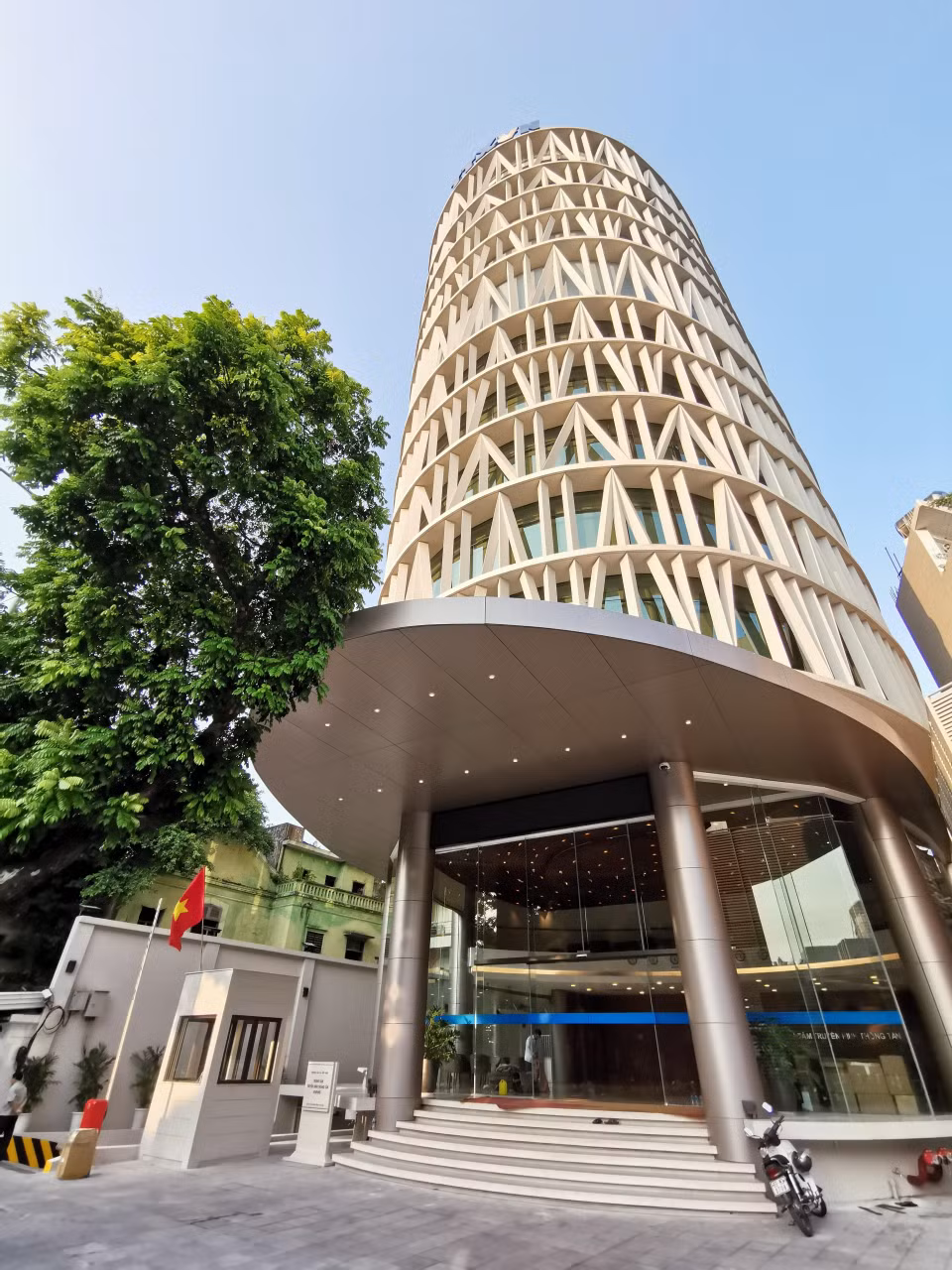 越通社电视中心大楼。图自越通社