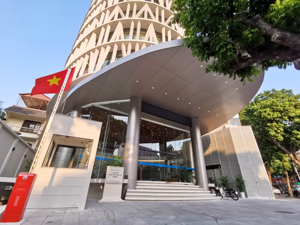 越通社电视中心大楼。图自越通社