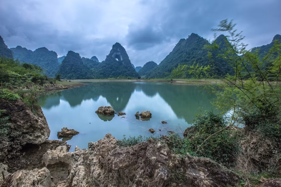 越南高平山水地质公园。（图片来源：越通社）