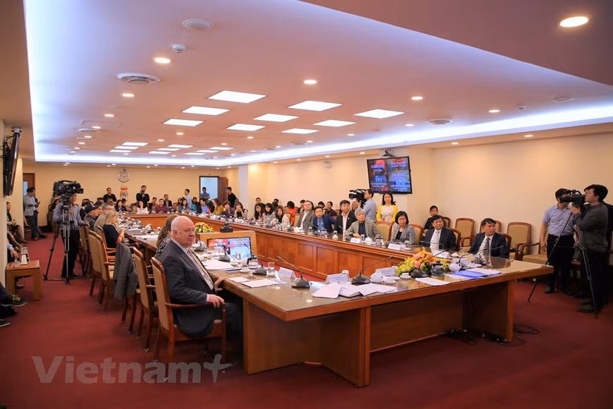 越南通讯社vietnamPlus新闻网于2008年11月13日正式成立，成为越通社强大的多媒体信息综合体的发展战略中的重要支柱。越通社记者明山 摄