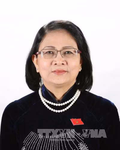  越共中央委员、越共中央办公厅副主任邓氏玉盛女士当选国家副主席职务。