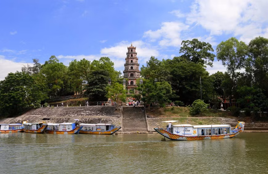 天姥寺建于1601年。这也是顺化古都最古老的寺庙之一。图片来源：越通社