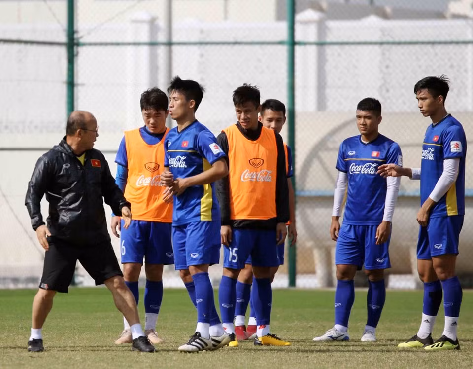 越南队先后将于2019年1月8日、12日和17日与伊拉克队、伊朗队和也门队进行交锋。图自越南足球协会