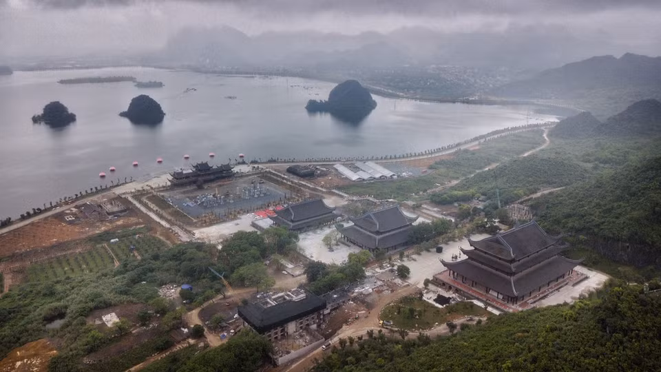 2013年三祝寺群被列入国家遗迹区名单。图自越通社