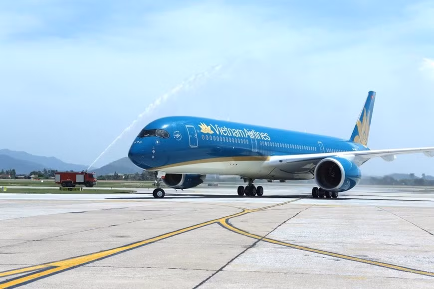 空中客车A350帮助越航提高运营效果。图自越通社