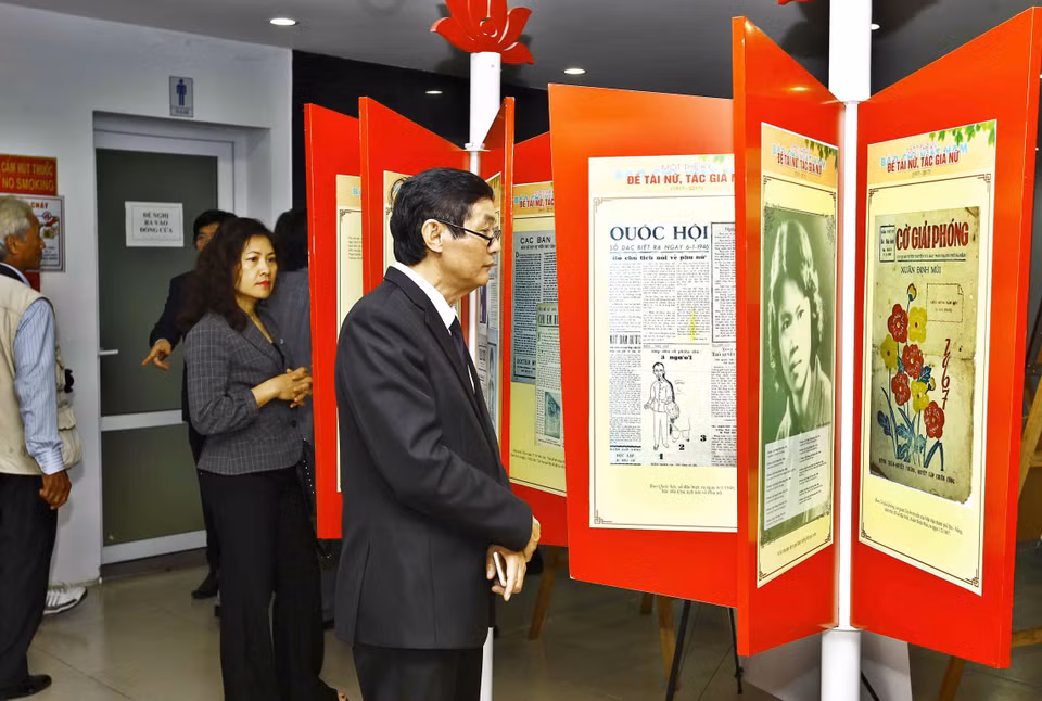 2017年全国报刊展。（图片来源：越通社）