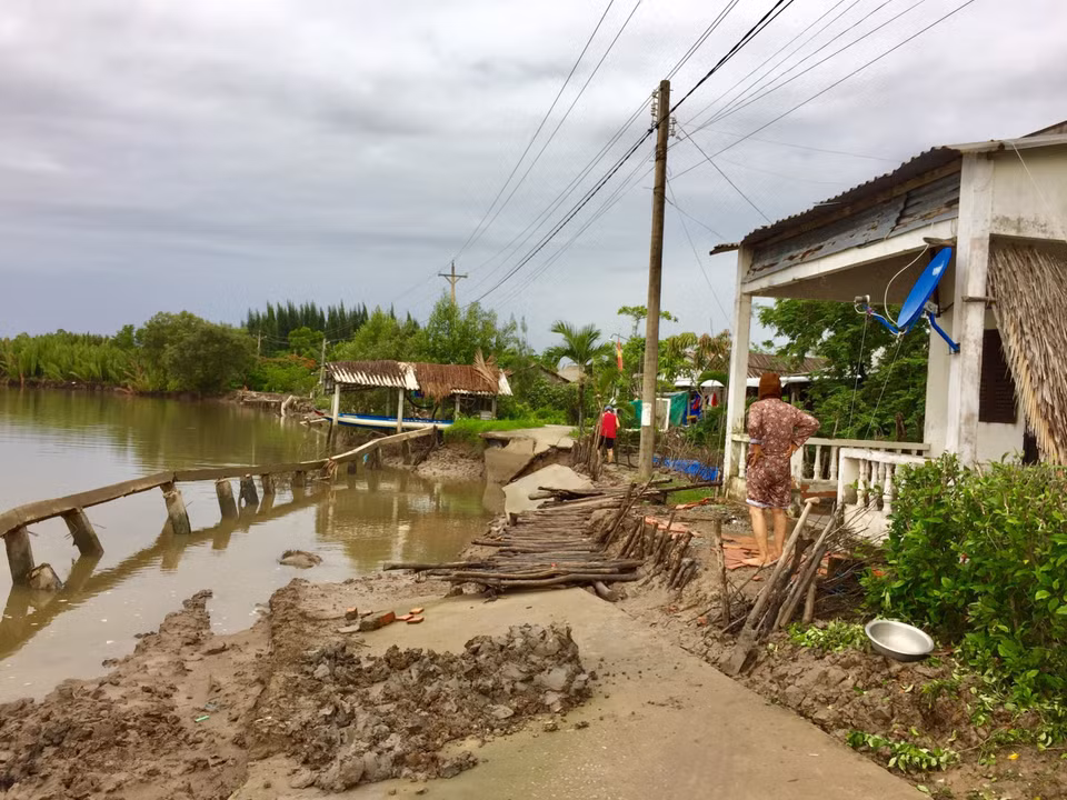特大暴雨和洪水给金瓯省造成损失。越通社记者 黄势英 摄