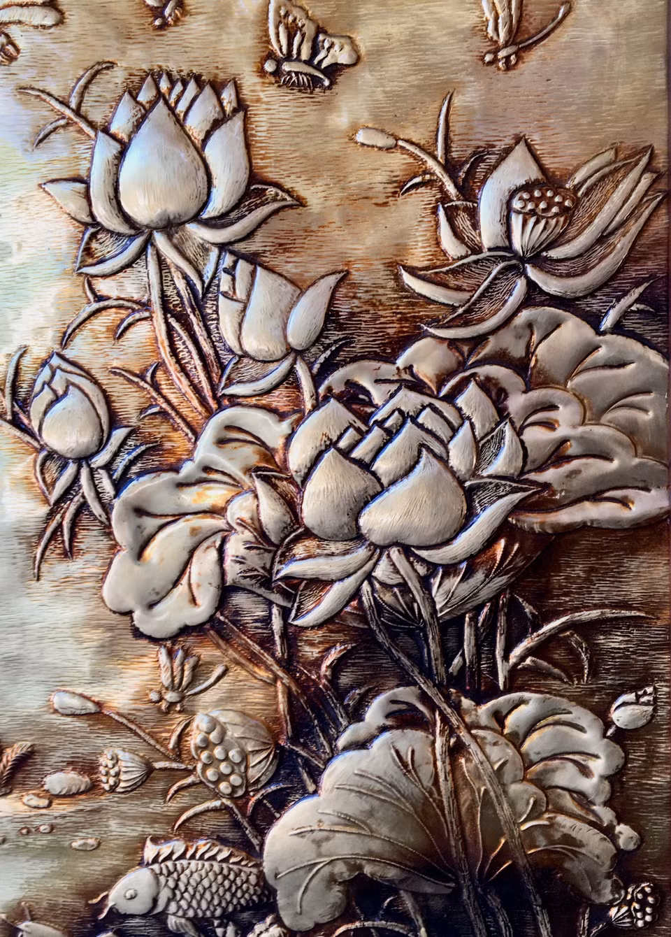 2018年莲花节展出的作品。越通社记者 国越 摄
