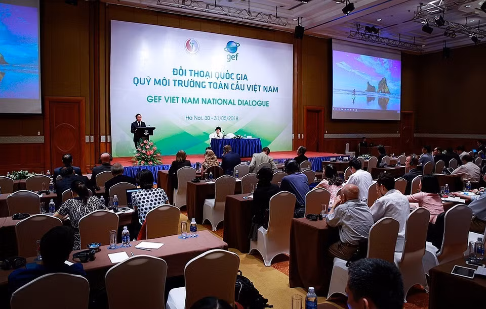 对话会全景。越通社记者 仲达 摄