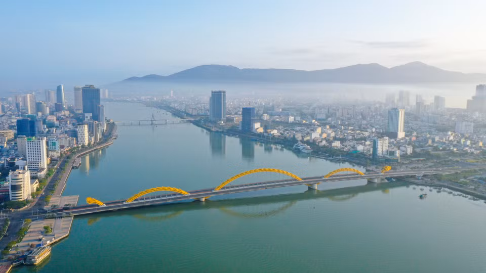 今天的岘港市。 图自越通社