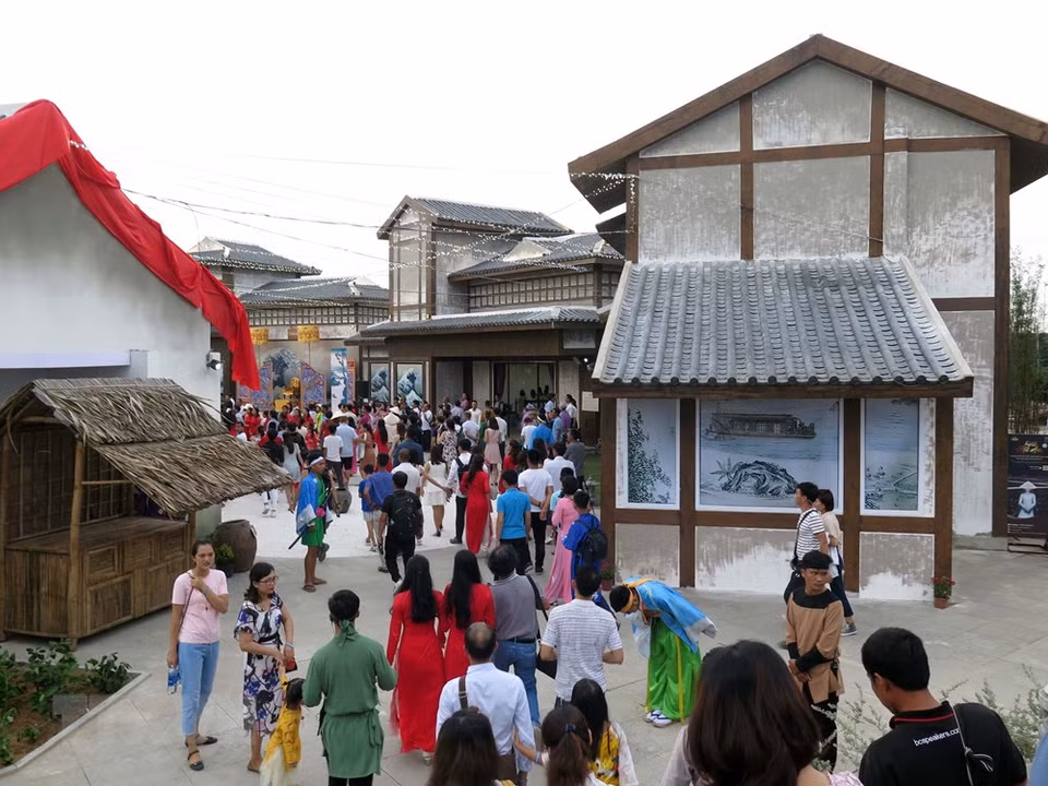 会安印象公园的日本文化空间。越通社记者 杜长 摄