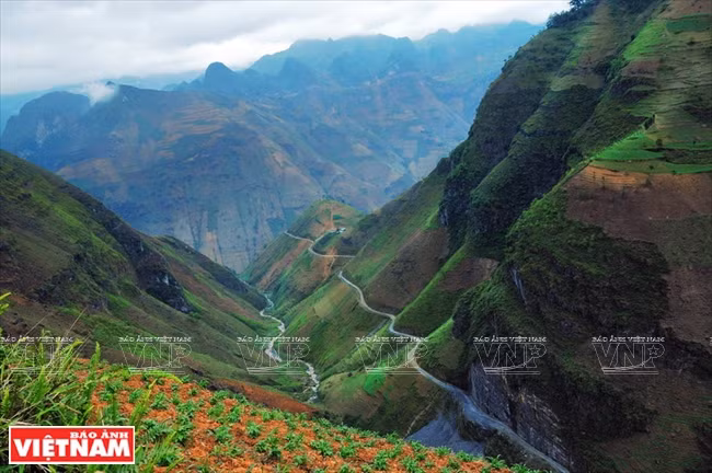 河江省的马皮凉山口（Ma Pi Leng）。 图自越南画报
