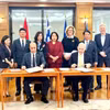 河内法律大学副校长苏文率工作代表团对希腊进行工作访问。图自越南驻希腊大使馆
