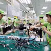 2026年上半年加工制造业继续引领越南经济增长。图自越通社