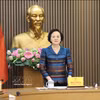 范氏清茶发表讲话。图自越通社