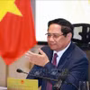 政府总理范明政主持召开打击IUU捕捞指导委员会第23次会议。图自越通社