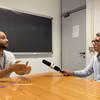 那不勒斯量子湾（NQB）首席执行官朱塞佩·塞尔皮科接受越通社记者的采访。图自越通社