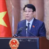 越南国家主席梁强。图自越通社