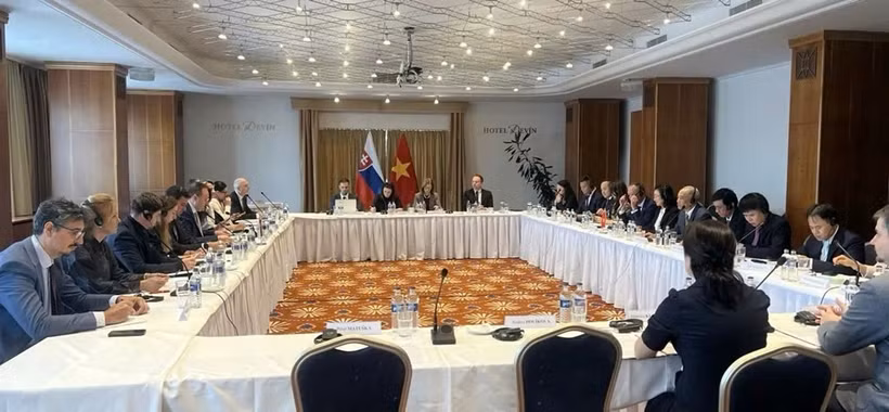 越南-斯洛伐克经济合作政府间联合委员会第三次会议日前在布拉迪斯拉发举行。图自bnews.vn