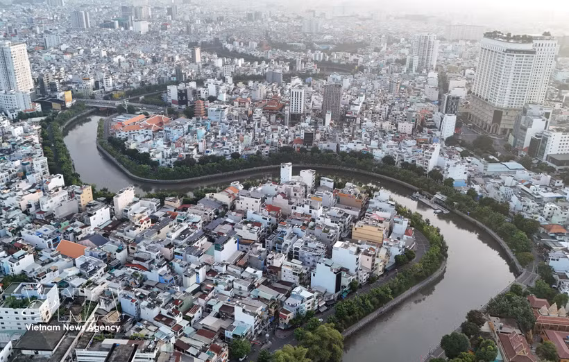 胡志明市国际金融中心所在地。图自越通社