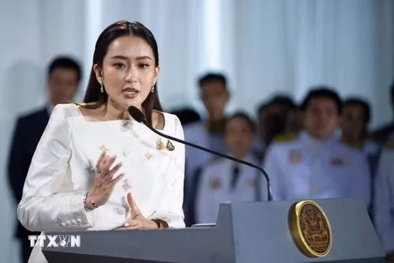 泰国总理佩通塔恩·西那瓦。图自越通社