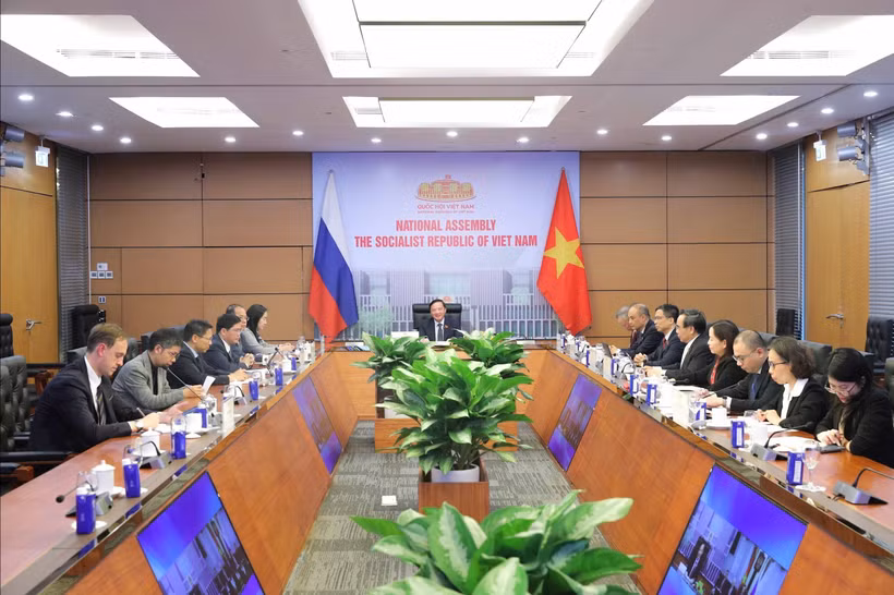会议现场。图自越通社