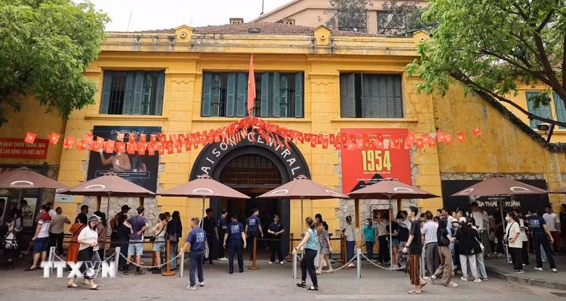 火炉监狱遗迹是河内市数百处革命抗战遗迹中最具代表性的遗址之一。图自越通社