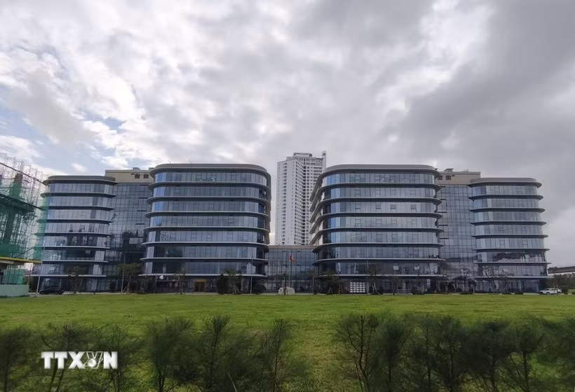 岘港IFC管理机构总部的基础设施和办公用房已完成建设。图自越通社