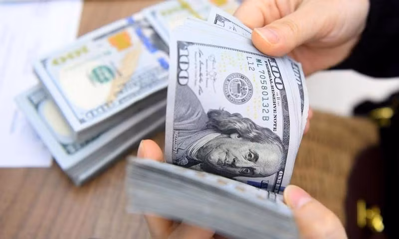 4月14日上午越南国家银行外币价格均上涨。图自互联网