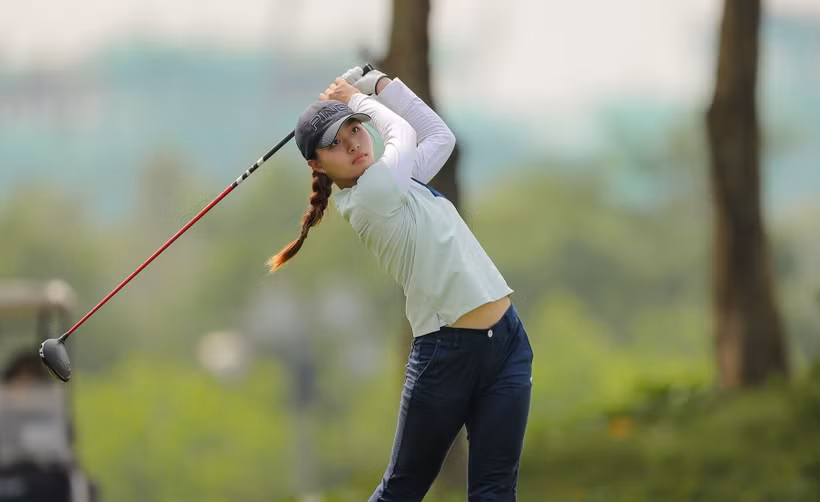 越南高尔夫球手黎祝安将参加2025年亚太女子业余锦标赛。图自互联网
