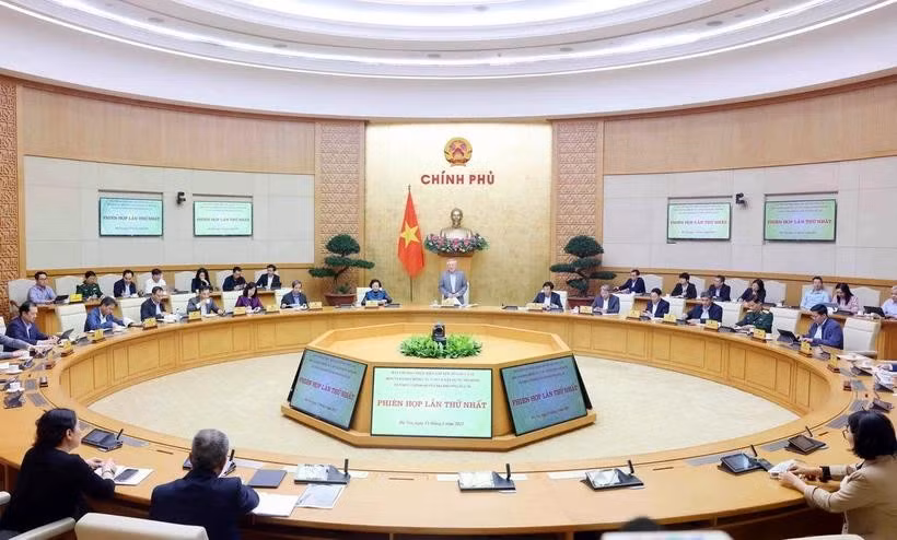 会议场景。图自越通社