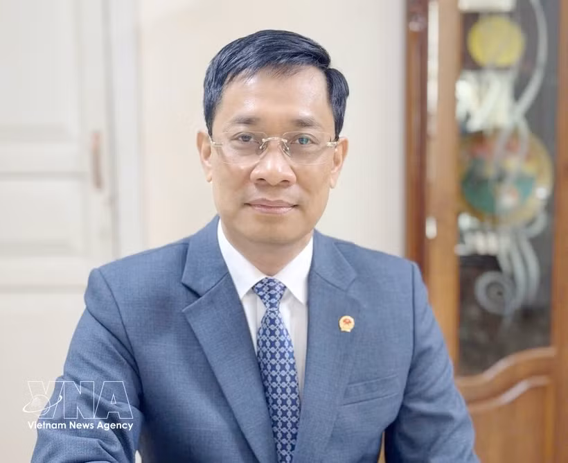 越南驻蒙古国大使阮俊青。图自越通社