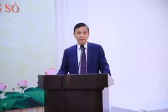 越南文化体育旅游部著作权局局长陈黄非标讲话。图自Vietnam+