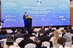 2026年国家品牌周开幕式现场。图自越通社