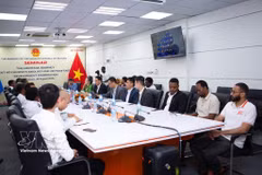 座谈会现场。图自越通社
