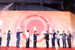 2025年平阳国际木材及木工机械展览会正式开幕。图自越通社