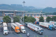 老街二号金城国际口岸。图自越通社