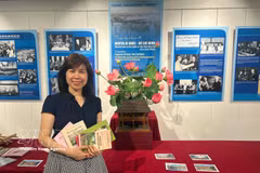 越南精华协会（Parfums du Vietnam）主席、旅法越南人协会执行委员会委员黄氏红河。图自越通社