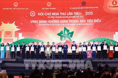 30个优秀展位获得表彰。图自越通社