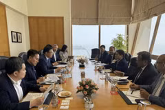 双方会议现场。图自工贸部