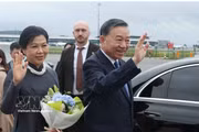 越共中央总书记、国家主席苏林及夫人开始对欧盟和比利时进行正式访问