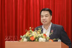 河内市中小企业协会副主席、秘书长莫国英。图自越通社