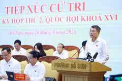 越南政府总理黎明兴在会议上发表讲话。图自越通社