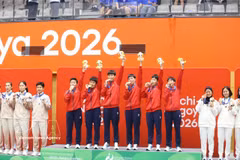 2026年亚运会：女子藤球为越南夺得第三枚金牌。图自越通社